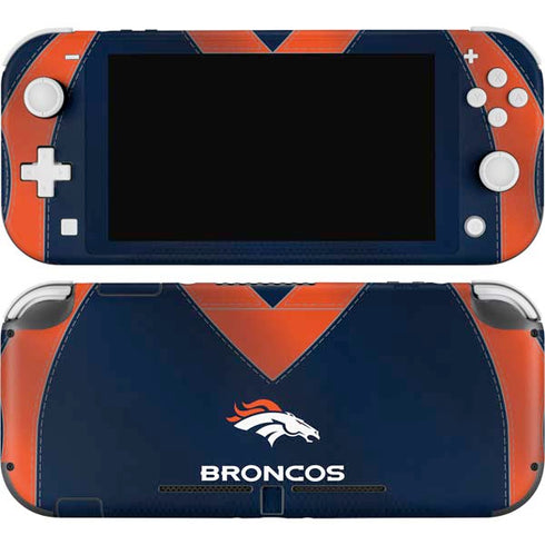 NFL Denver Broncos Team Jersey Nintendo Switch Lite Skin